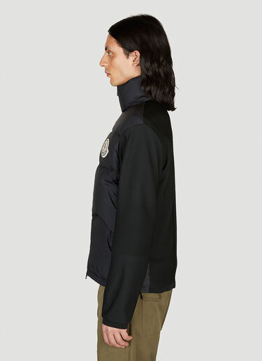 Logo Patch Shell Jacket Moncler Logo Patch Shell Jacket Black mon0154027