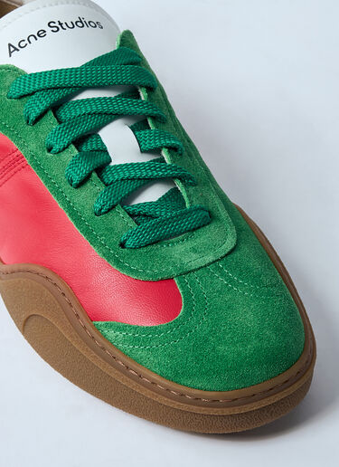 Acne Studios Leather Low-Top Sneakers Red acn0159025