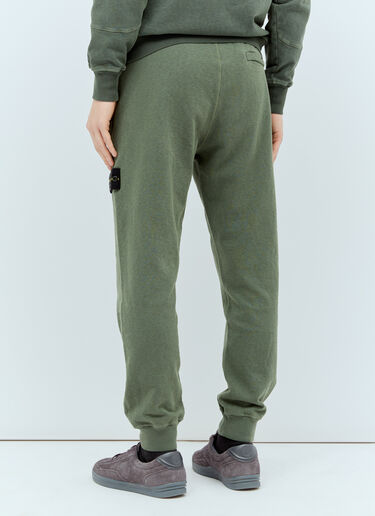 Stone Island 徽标贴饰运动裤 绿色 sto0156066