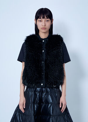 Moncler Wool Down Gilet Black mon0266015
