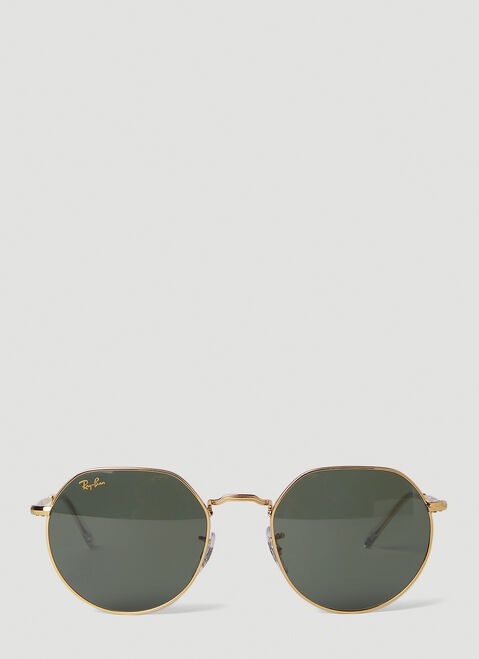Ray-Ban RB3565 Jack Circle Sunglasses Black lrb0351012