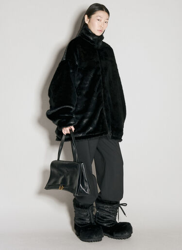 Balenciaga 크러시 라지 체인 숄더백 블랙 bal0255049