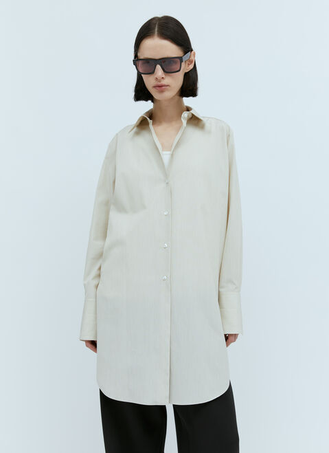 The Row Astrea ロングシャツ ブラック row0253018