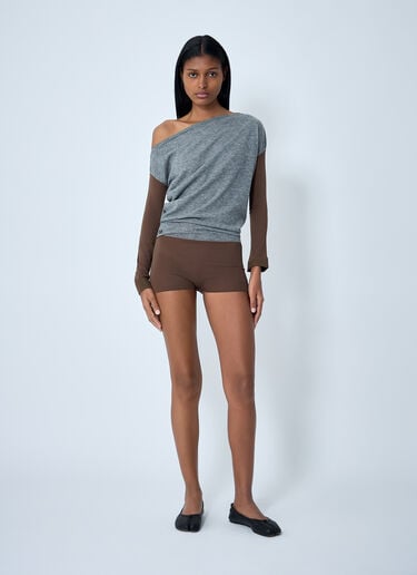 Heiss Knit Bodysuit Kiko Kostadinov Heiss Knit Bodysuit Brown kko0262006