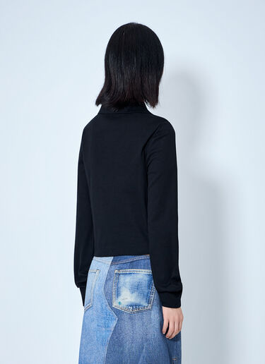 LN-CC® - Our Legacy: Slim Zip Longsleeve Top - Black Our Legacy Slim Zip Longsleeve Top Black our0265035