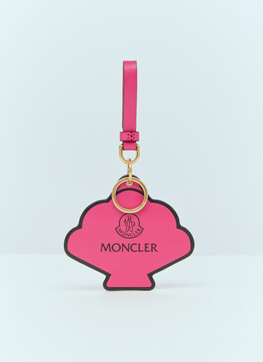Moncler ホタテ貝キーホルダー ピンク mon0256037