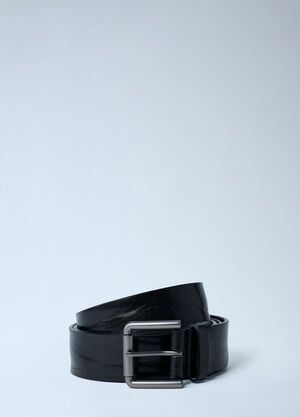 Max Mara Leather Belt Black max0262068