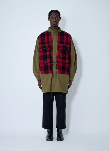 Check Coat Junya Watanabe Check Coat Khaki jwn0162004