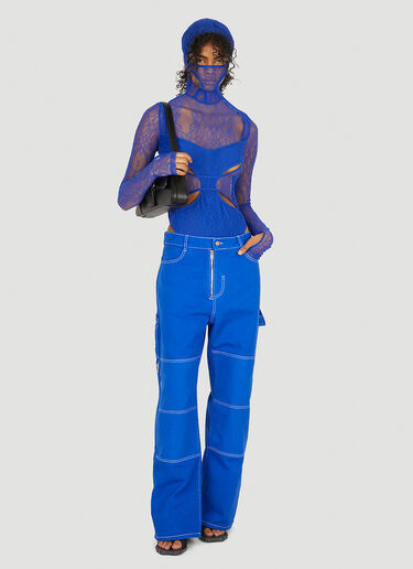 Dion Lee Work Pants Blue dle0250003