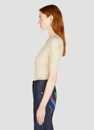 Jacquemus 르 야우코 보디슈트 베이지 jac0251026