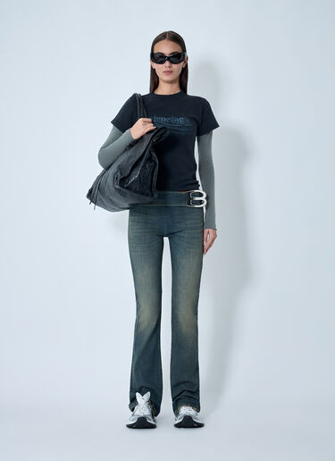 Buckle Bootcut Pants Balenciaga Buckle Bootcut Pants Navy bal0262011