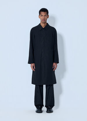 Prada Classic Single-Breasted Coat Black pra0164020