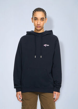 Off-White Dripped Watercolor Arrow Hoodie Blue ofw0264028
