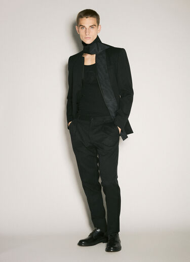 Dolce & Gabbana クラシックギャバジンタキシードパンツ ブラック dol0158005