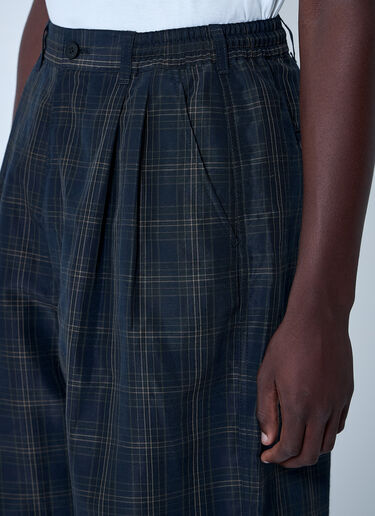 Comme des Garçons Homme Check Shorts Navy cdh0160005