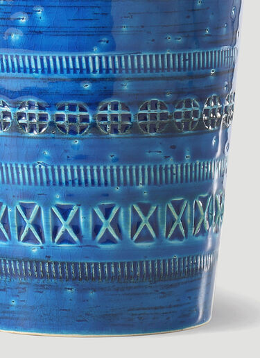 Bitossi Ceramiche Rimini Blu Bombato Vase Blue wps0644302
