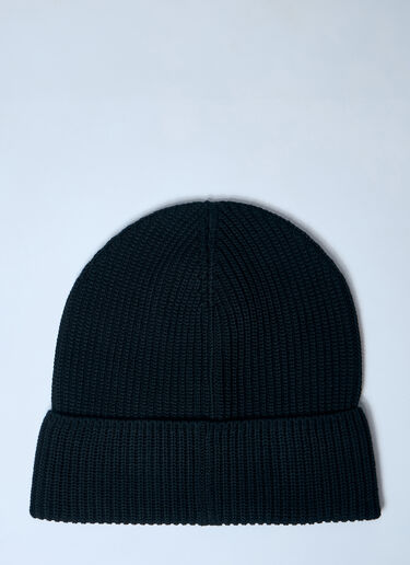 Moncler 로고 패치 비니 햇 블랙 mon0159054