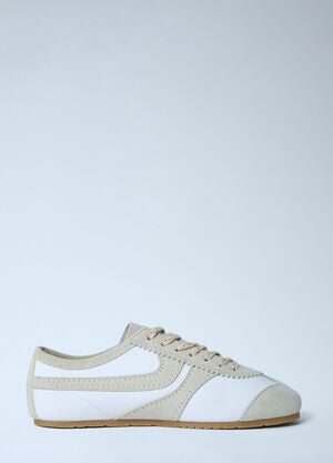 Dries Van Noten Suede Trimmed Sneakers White dvn0262031