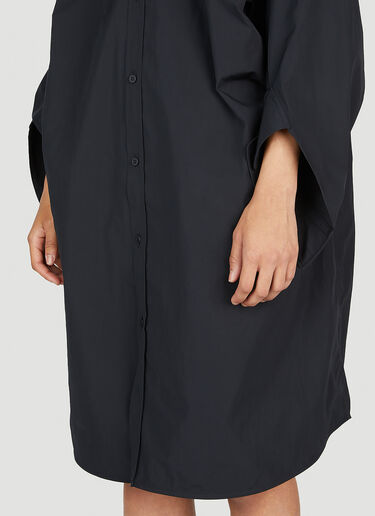 Balenciaga Swing Shirt Dress Black bal0253016