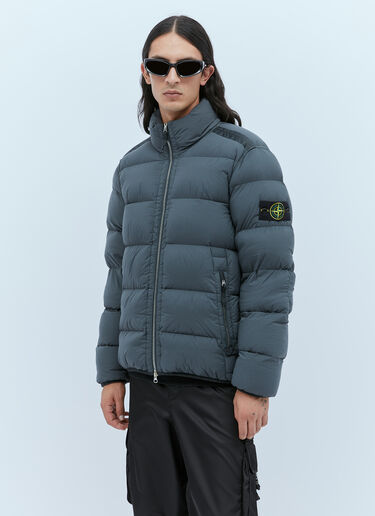 Stone Island Real 罗盘贴饰羽绒外套 灰色 sto0154018