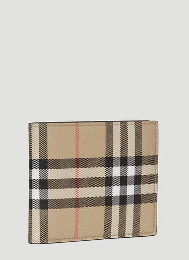 Burberry Vintage Check Bifold Wallet Beige bur0146044