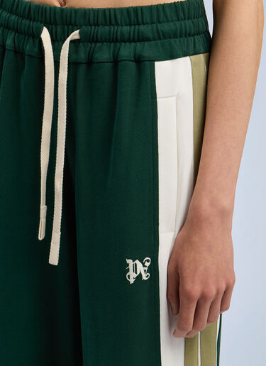 Monogram Track Pants Palm Angels Monogram Track Pants Dark Green pma0262114