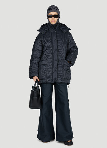 Marc Jacobs Monogram Quilted Puffer Coat Black mcj0251014