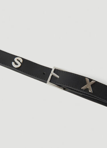 Martine Rose Sex Letter Belt Black mtr0152019