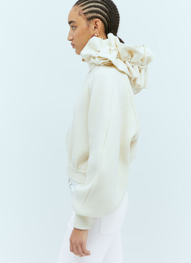 La Maille Crinoline フード付きスウェットシャツ Jacquemus La Maille Crinoline フード付きスウェットシャツ クリーム jac0254029