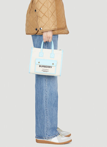 Burberry Mini Freya Tote Bag Natural bur0253084