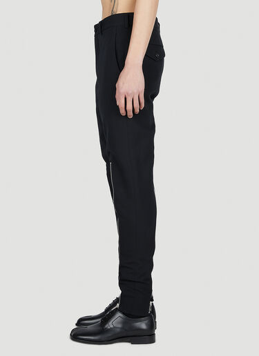 Comme Des Garçons Homme Plus Zip Motif Pants Black hpl0152002