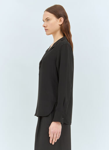 Max Mara Silk Crêpe de Chine Shirt Black max0258002