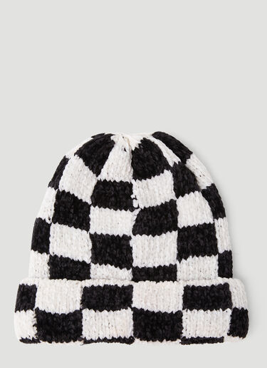 Stüssy Crochet Check Beanie Hat Black sts0151021