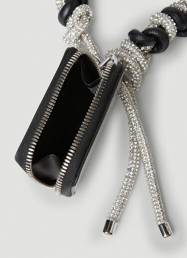 KARA Phone Cord Chain Wallet Black kar0252002