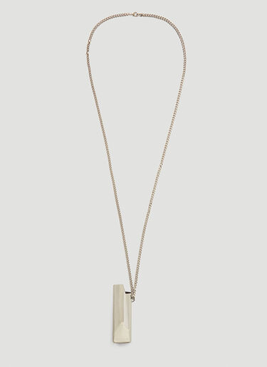 Lighter Case Necklace 1017 ALYX 9SM Lighter Case Necklace Silver aly0342012