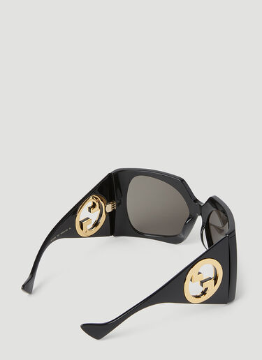 Gucci GG1255S 超大太阳镜 黑色 guc0252131