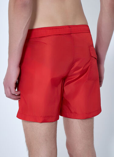 Moncler Nylon Swim Shorts Red mon0164014