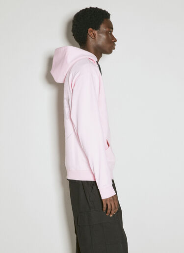 Boiler Room Hooded Sweatshirt With Diamante Logo Motifs Pink bor0155015