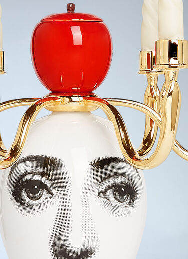 Fornasetti Sul Tardi Candelabra With Candle Multicolour wps0691832