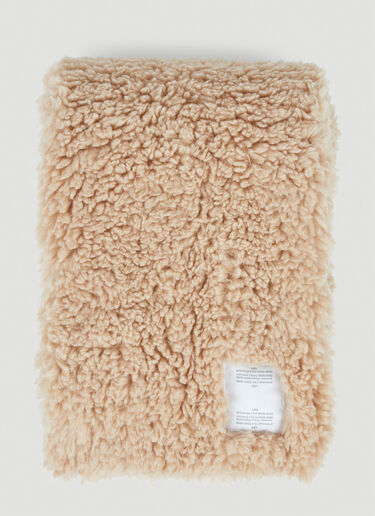 Rokh Faux Fur Scarf Beige rok0249012