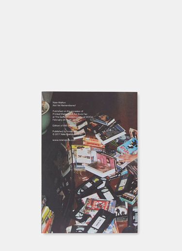 Books Not Yet Remembered by Nate Walton Black inn0505006