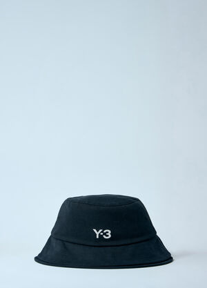 Y-3 Logo Print Bucket Hat Beige yyy0160007