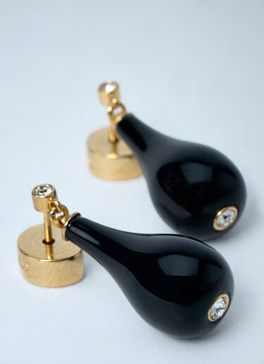TOTEME Onyx Drop Earrings Black tot0261082