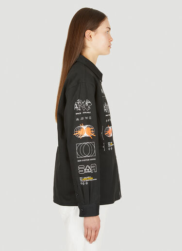 Space Available Utopia Work Jacket Black spa0350009