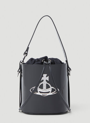 Vivienne Westwood Daisy Drawstring Bucket Bag Black vvw0253040