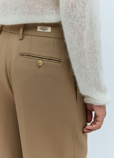 Fluid Drill Tailored Pant Gucci Fluid Drill Tailored Pant Beige guc0154008