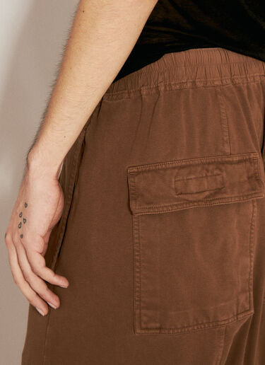 Rick Owens DRKSHDW Drawstring Pods Shorts Brown drk0156009