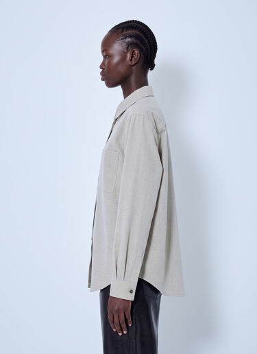 LN-CC® - RÓHE: Relaxed Shirt - Beige RÓHE Relaxed Shirt Beige roe0266013