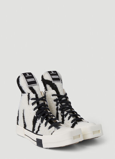 Rick Owens DRKSHDW X Converse TURBODRK Hi Top Sneakers White dsc0350002