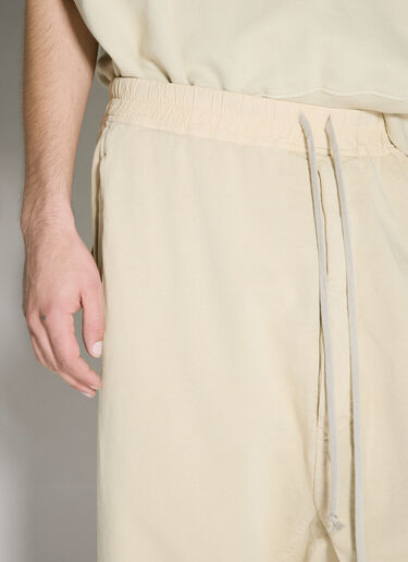 Rick Owens DRKSHDW Drawstring Pods Bermuda Shorts Beige drk0156008